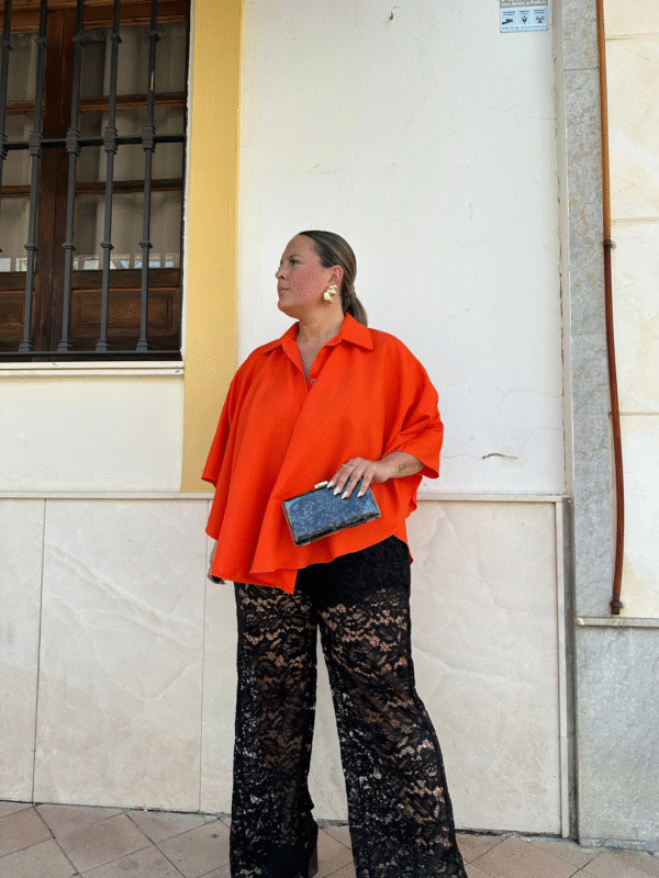 Pantalón de encajes