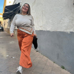 Pantalón ballon naranja