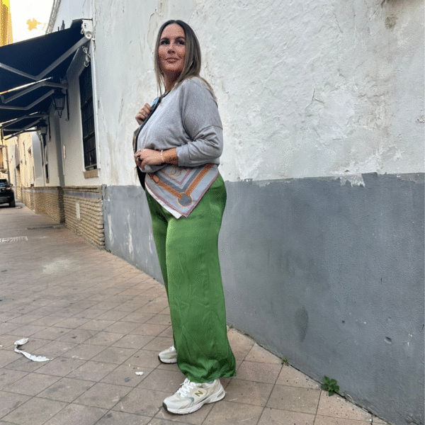Pantalón ballon verde