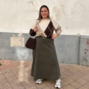 Diseño sin título (34) (1) Falda de pana verde militar