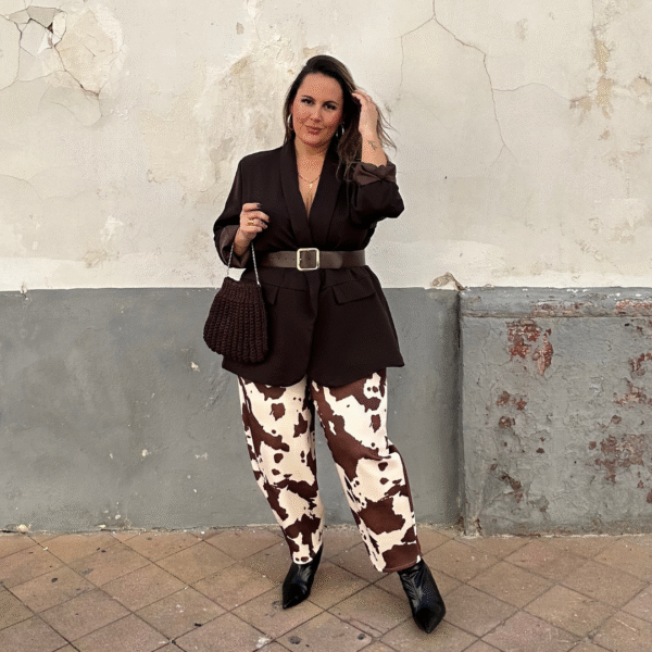 Blazer chocolate tendencia