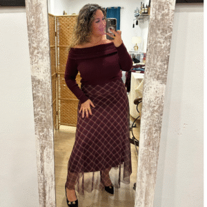 Diseño sin título (60) (1) Falda gasa estampado burdeo