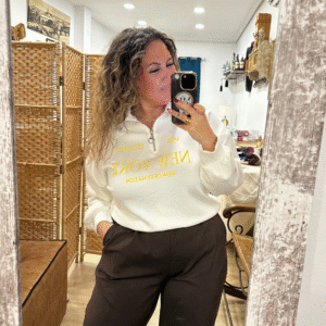 Diseño sin título (62) (1) Sudadera New York Blanca