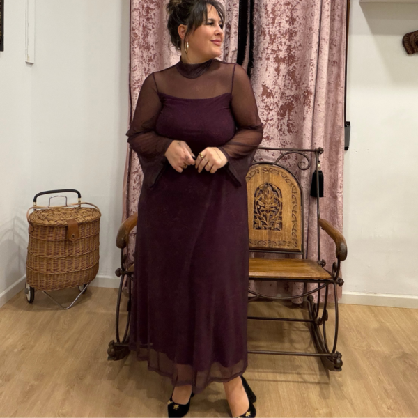 Vestido Cartier morado