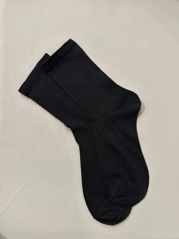 Calcetines negros brillo