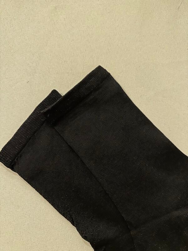 Calcetines negros brillo