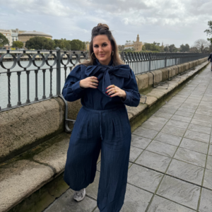 Pantalon bombacho vaquero