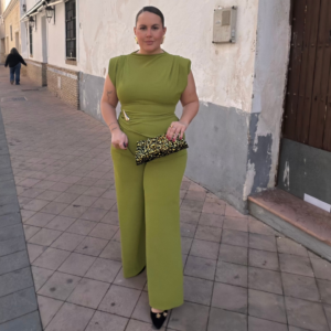 Conjunto Angela verde oliva