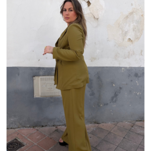 Pantalon traje verde