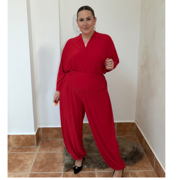 Conjunto Sirena rojo