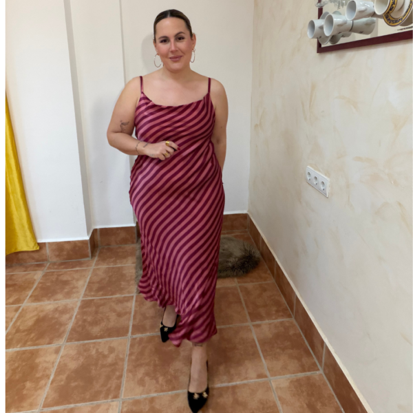 Vestido Caridad rallas