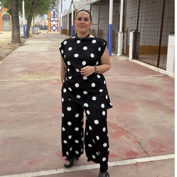 Conjunto lunar blanco