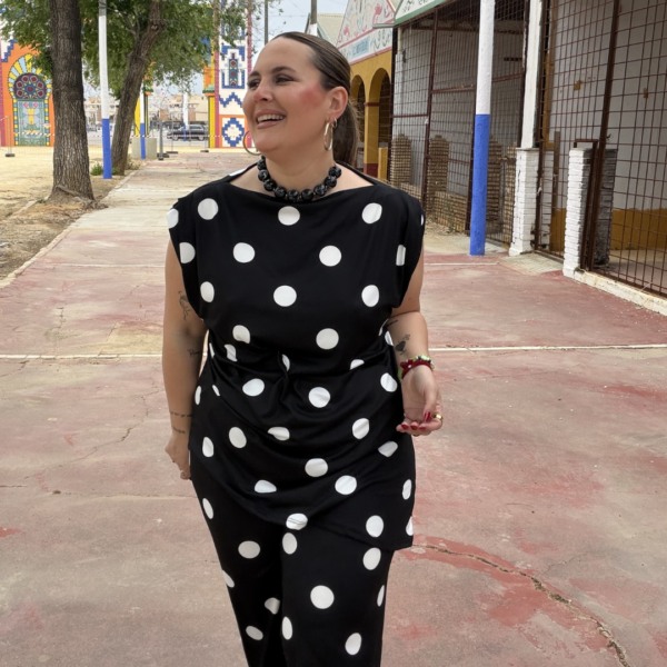 Conjunto lunar blanco