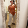 Pantalon bambula blanco