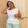Blusa blanca lazada