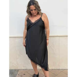 Vestido Lencero Negro