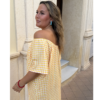 Vestido vichy amarillo