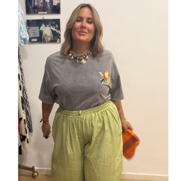 Pantalon verde lima