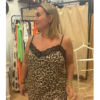 Vestido lencero animal print