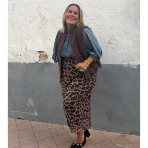 Falda leopardo