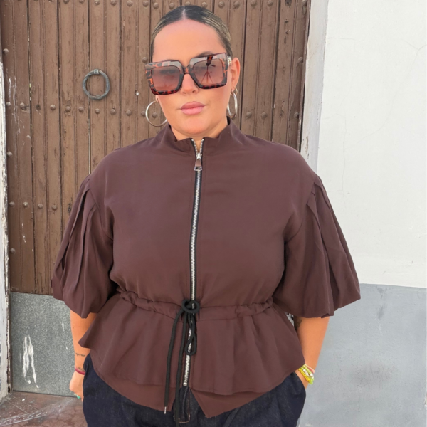 Bomber marron