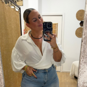 Camisa blanca bombacha