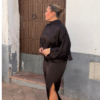 Vestido murcielago negro
