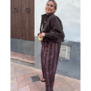 Pantalon rayas tonos marrones