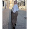 Pantalon cuadros y pañuelo