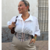 Camisa murcielago blanca