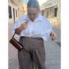 Bolso piel chocolate
