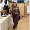 Pantalon Aladin burdeo